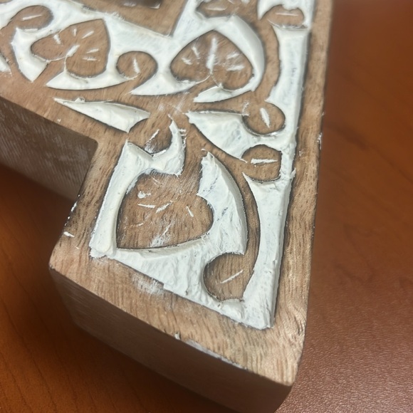 Decorative Wood Alphabet Letter “A” Stand Alone or Wall Hanger - Picture 5 of 5